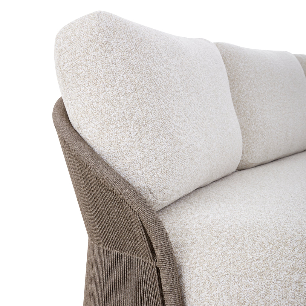 Buitenbank ARUBA 3-zits 222x84x65cm champagne
