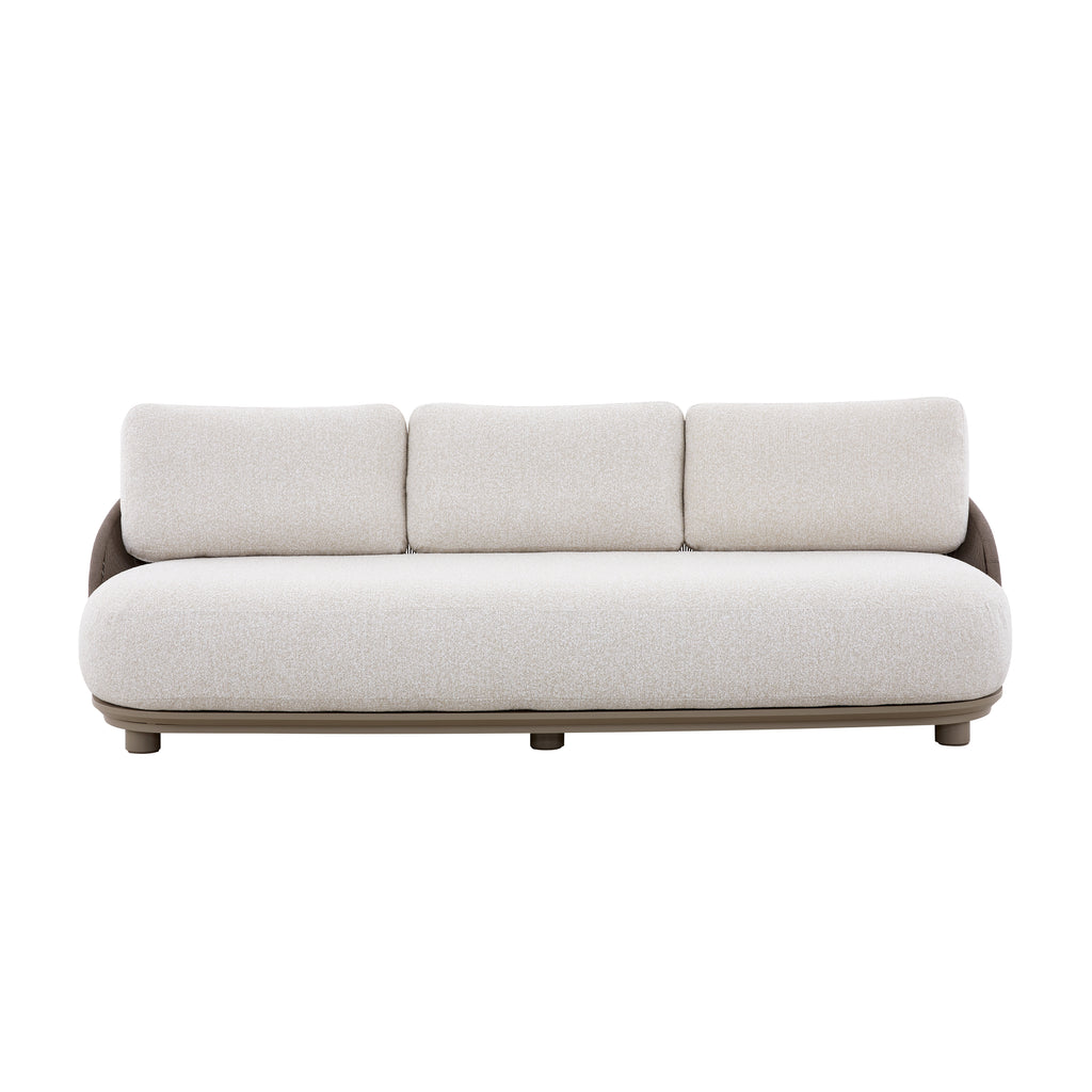 Buitenbank ARUBA 3-zits 222x84x65cm champagne