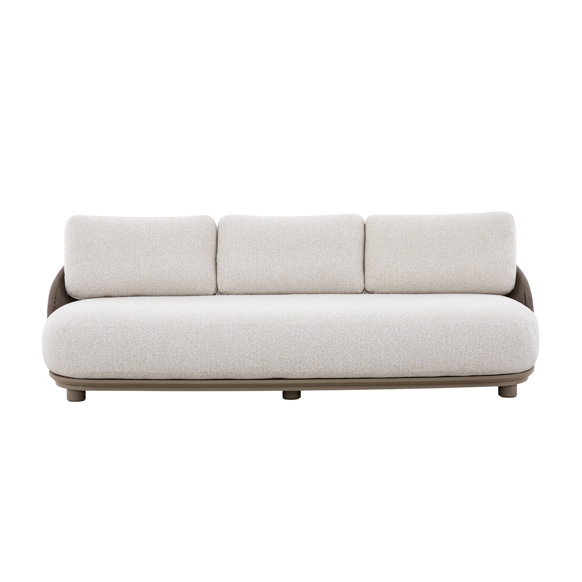 Buitenbank ARUBA 3-zits 222x84x65cm champagne