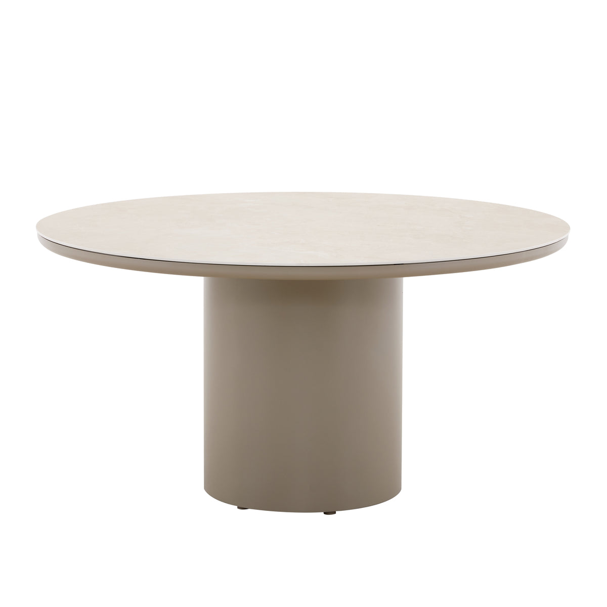 Tuineettafel BONAIRE Ø145x75cm champagne