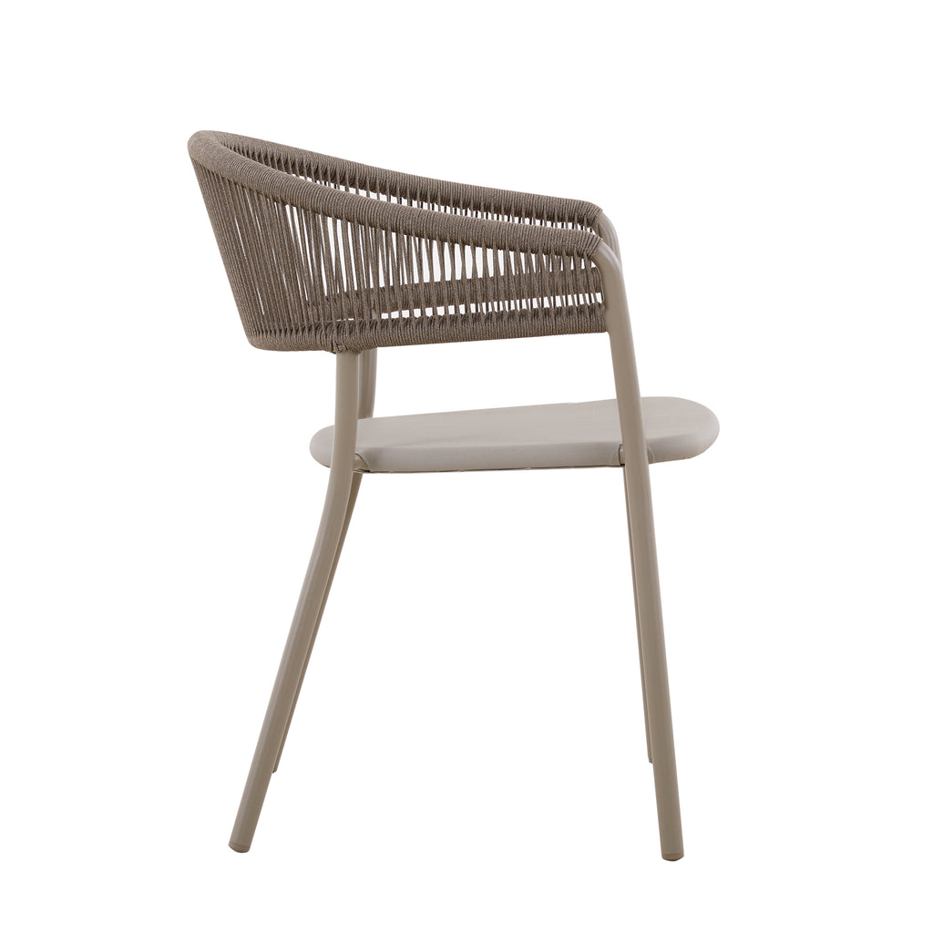 Outdoor-Esszimmerstuhl PALAU 60x61x79cm khaki