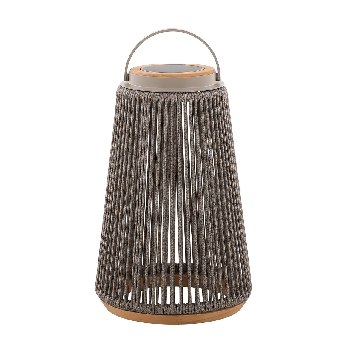 Laterne LUCIA m.Solarlicht Ø34x53cm champagner