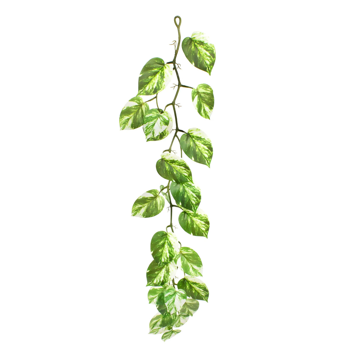 Hanging vine leaves green 24x24x117