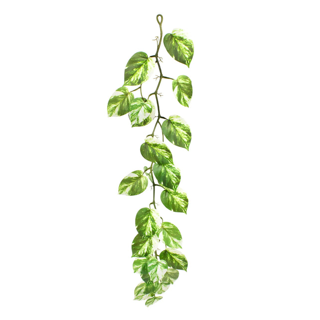 Hanging vine leaves green 24x24x117