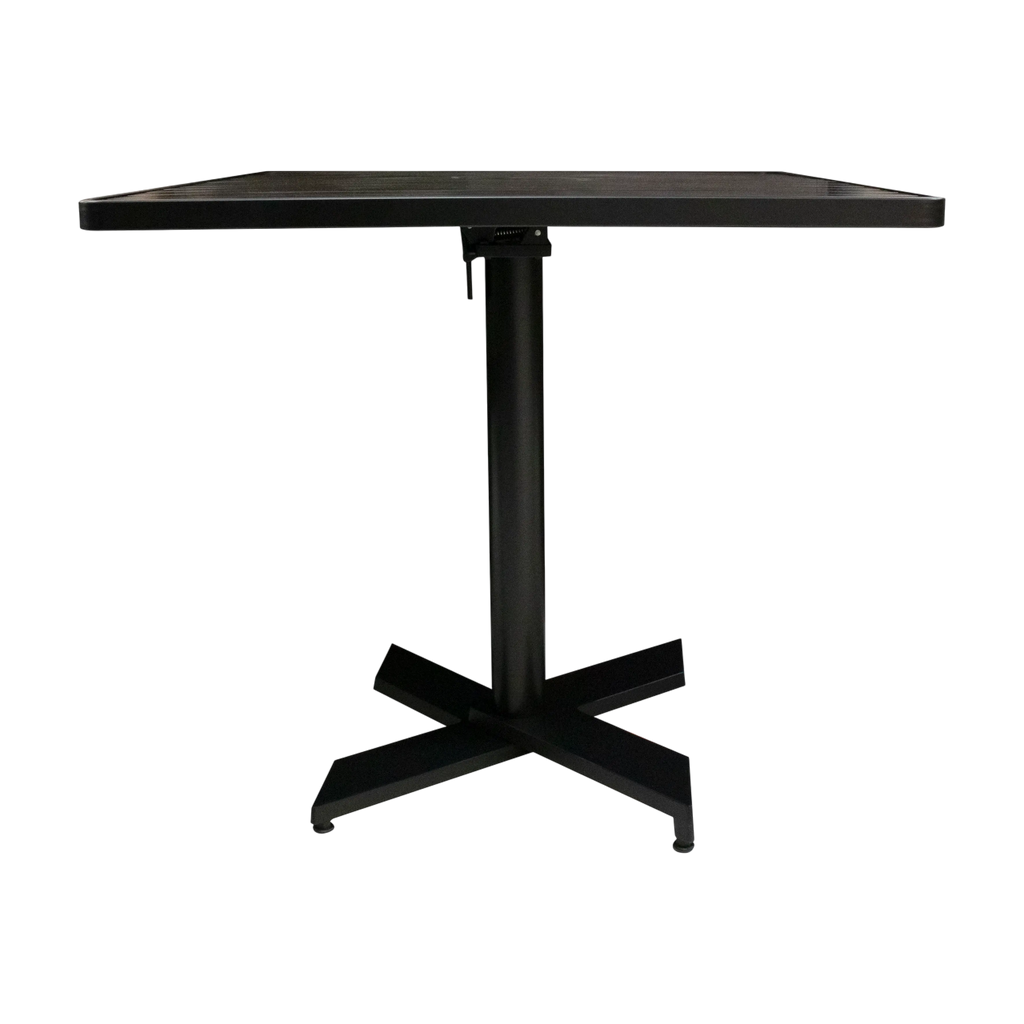 Outdoor bistro table ALU top ALU folding base 70x70x74