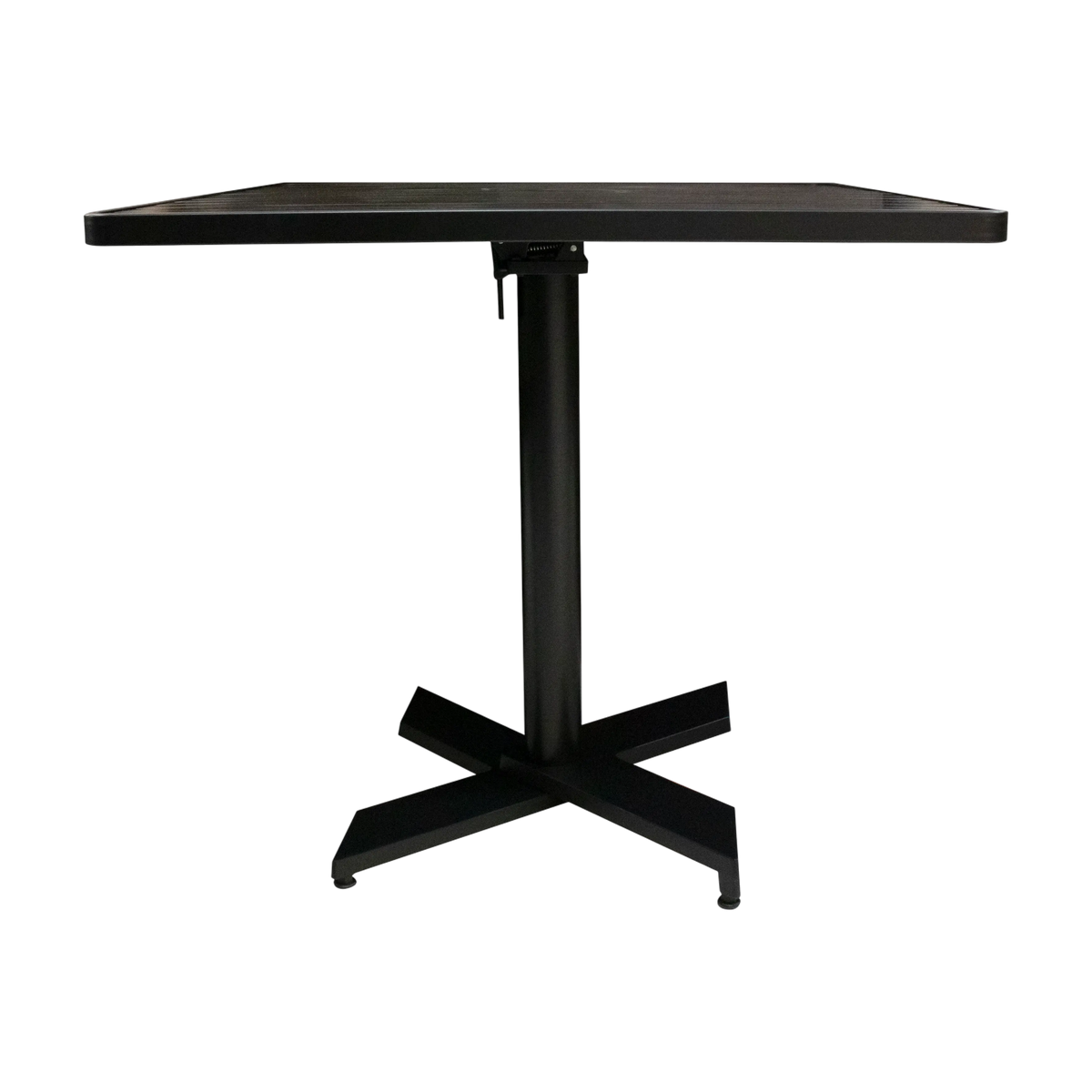 Outdoor bistro table ALU top ALU folding base 70x70x74