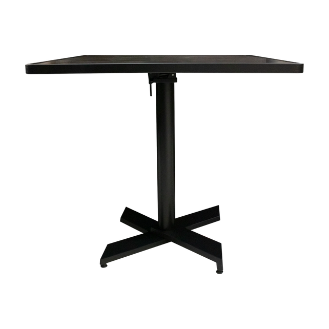 Outdoor bistro table ALU top ALU folding base 70x70x74