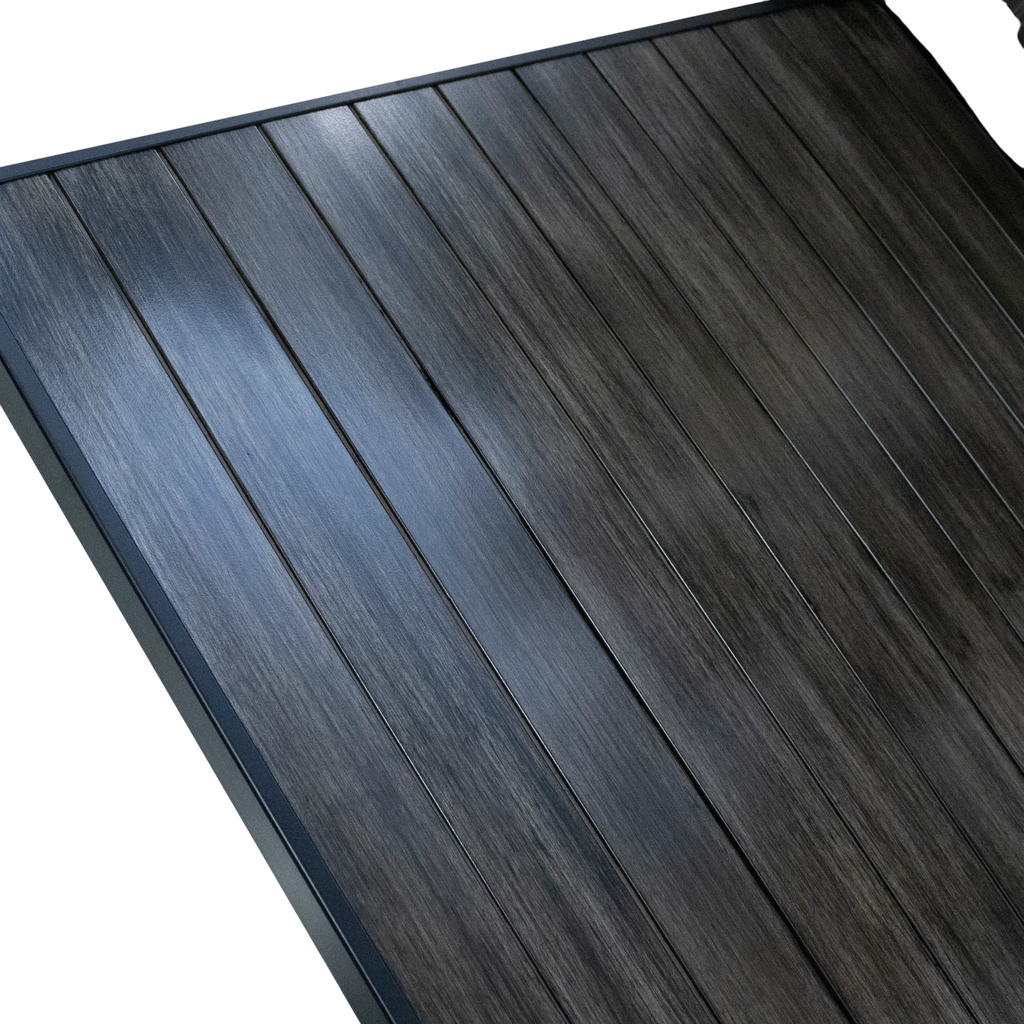 Outdoor bistro table ALU top ALU folding base 70x70x74