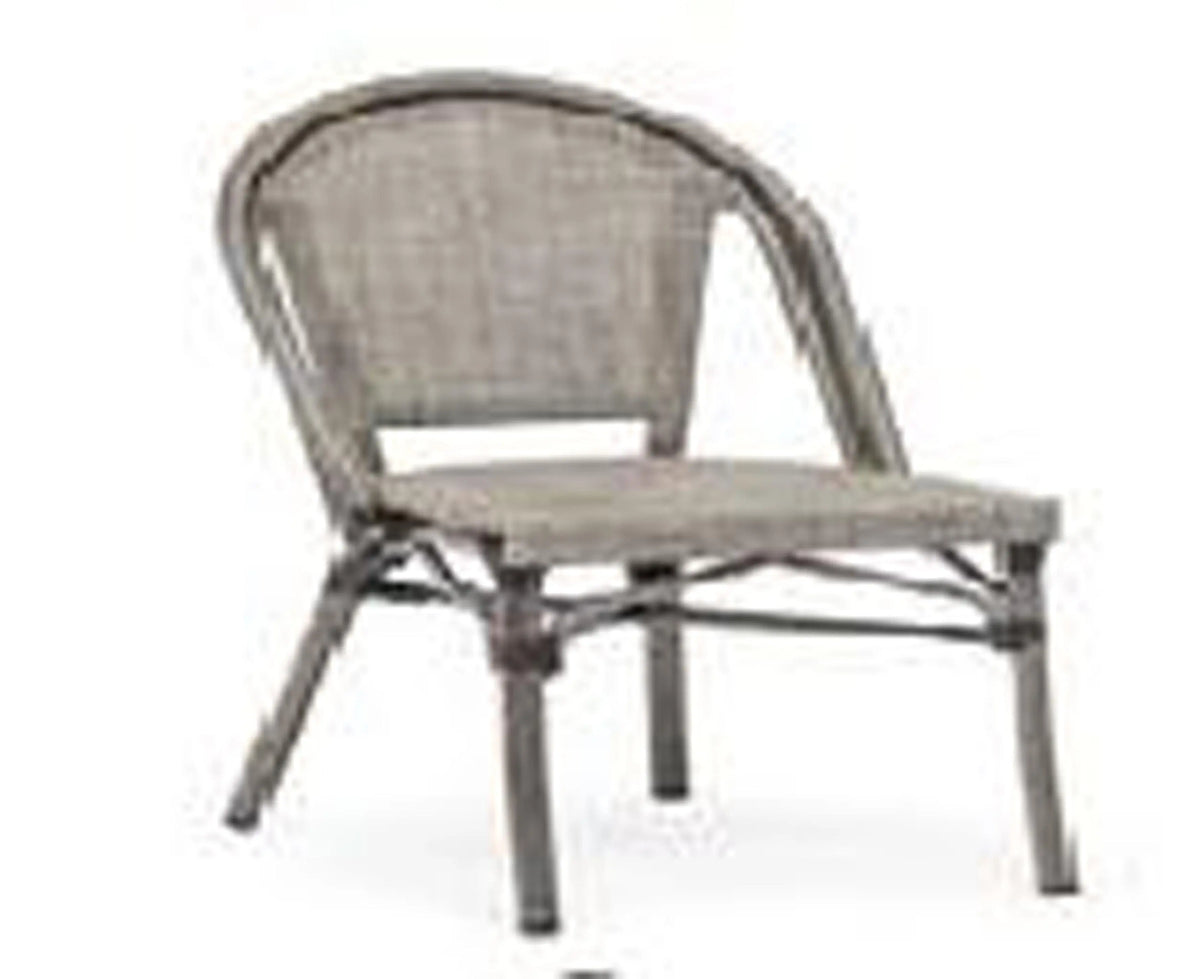 Outdoor dining chair light grey ALU/TEXTILENE 48x58x88