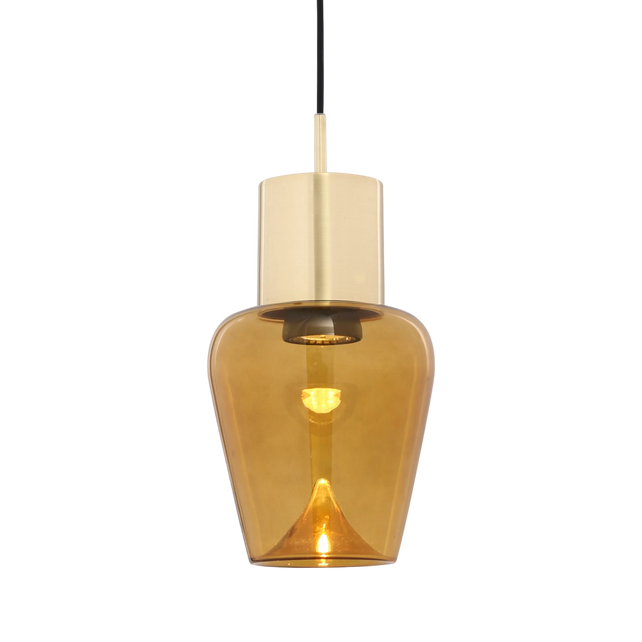 Ceiling lamp spray tawney METAL/glass 21x21x160