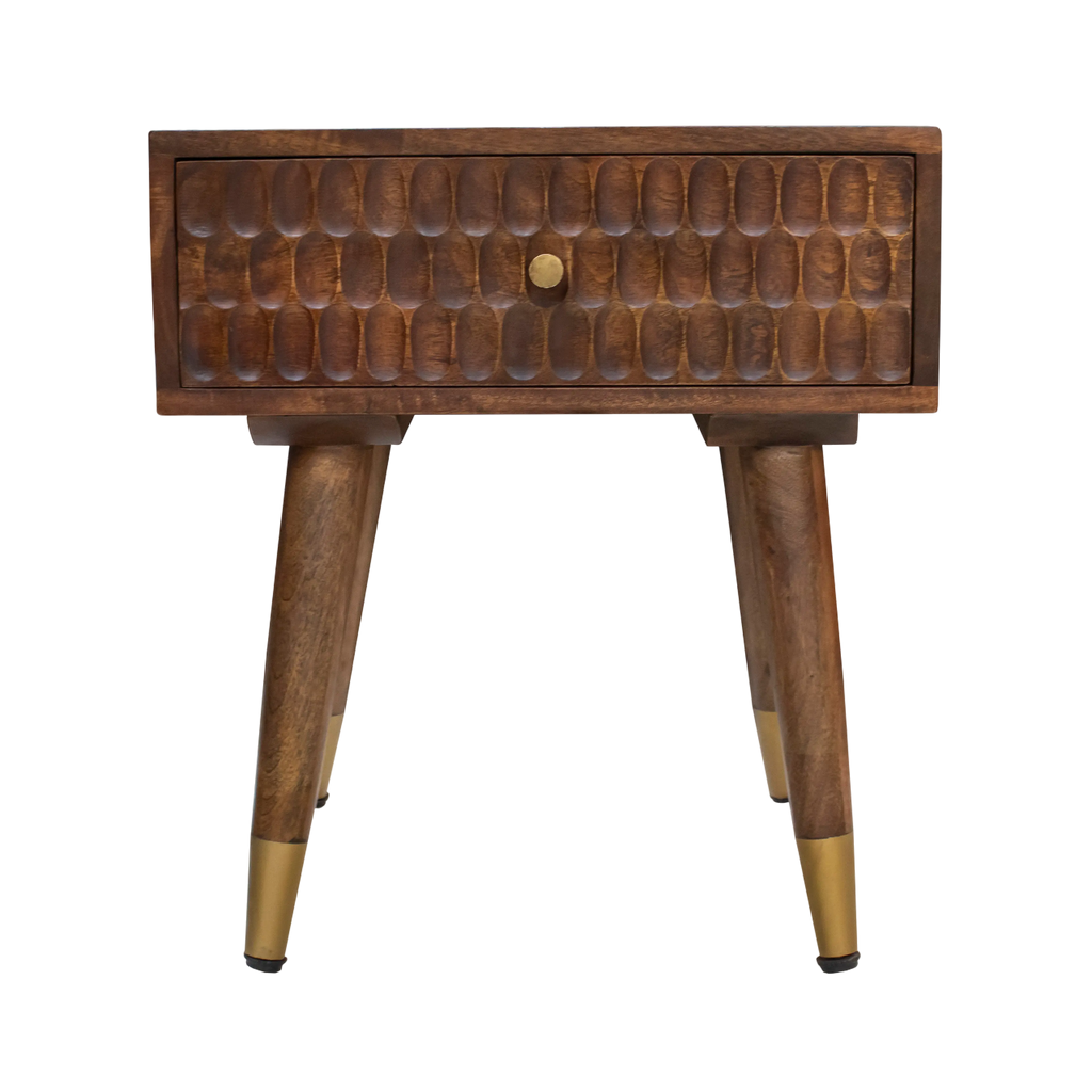 Bedside CANNES 45x35x50cm brown