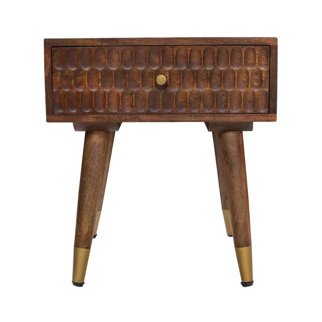 Bedside CANNES 45x35x50cm brown
