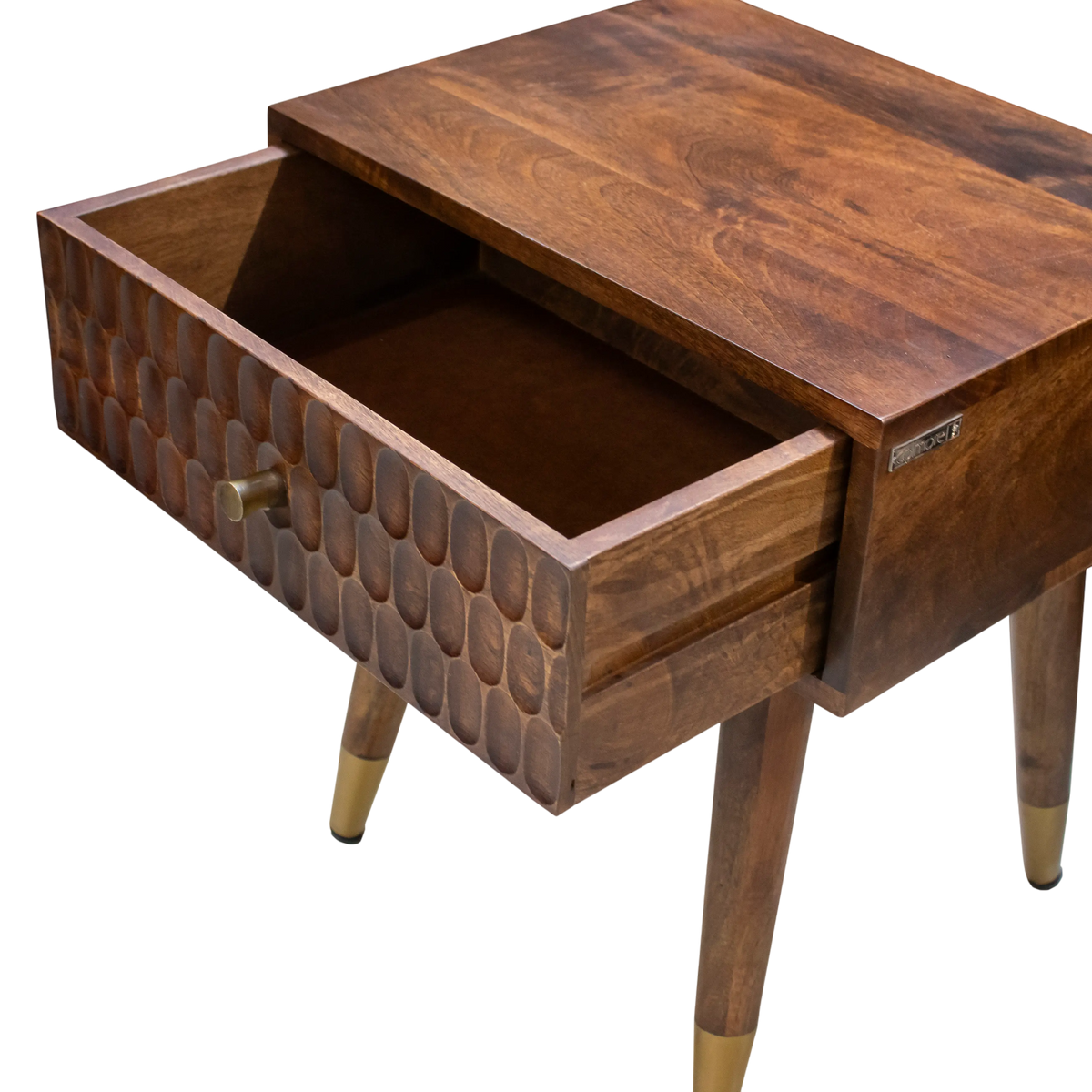Bedside CANNES 45x35x50cm brown