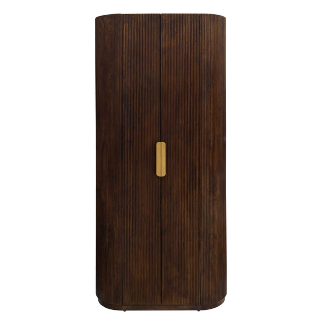 Wardrobe MONACO 90x45x200cm brown