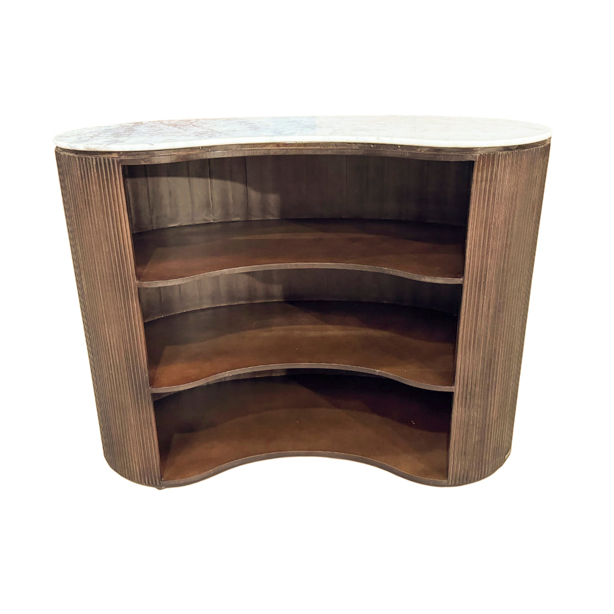 Theke MONACO 140x55x105cm braun