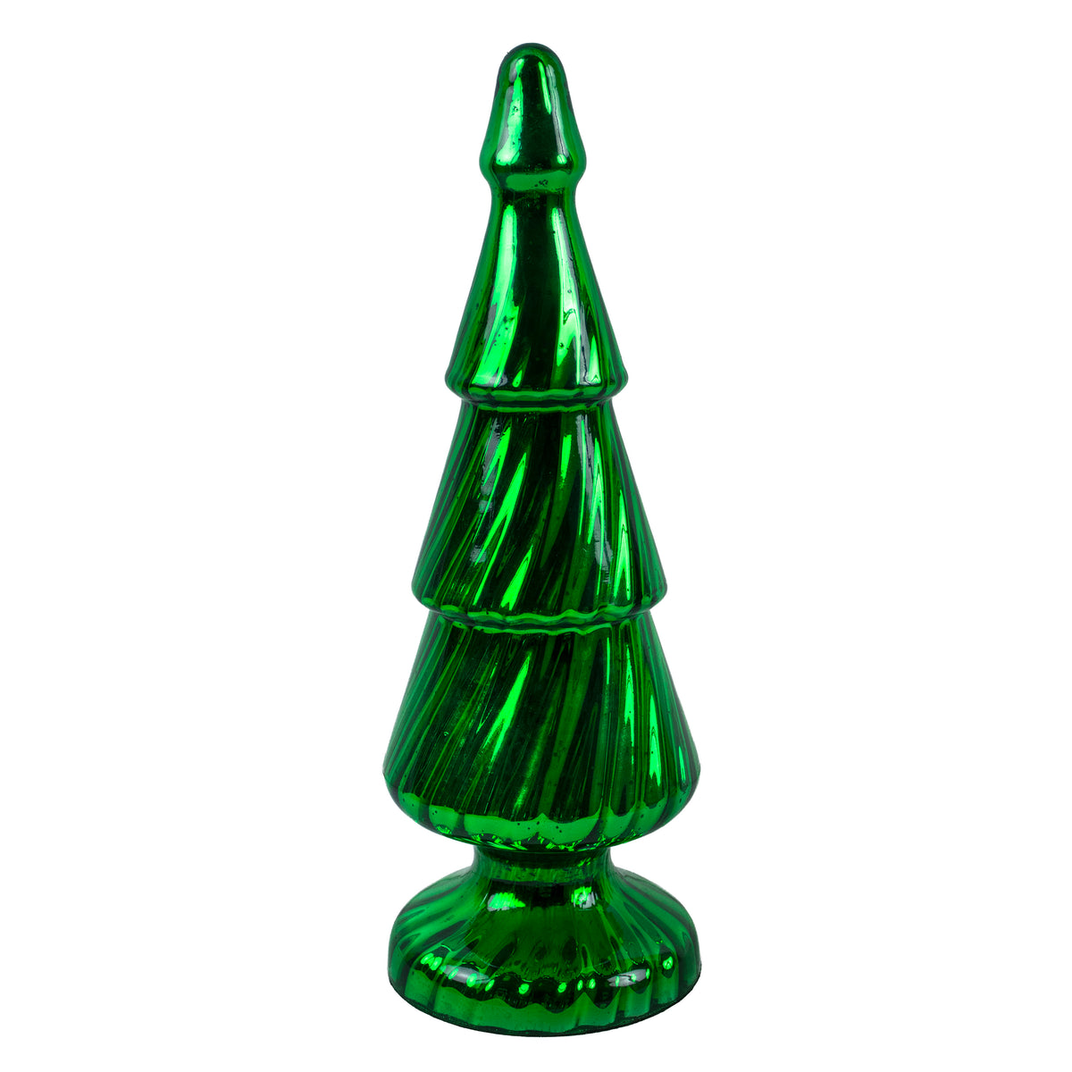 Decoratieve kerstboom HOLLY Ø12x36cm groen