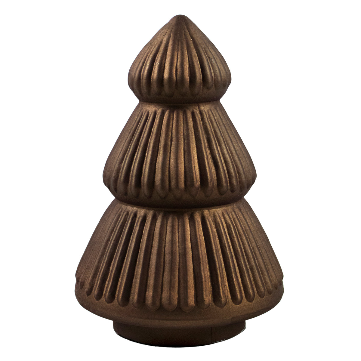 Decoratieve kerstboom CAROL Ø12x16cm bruin