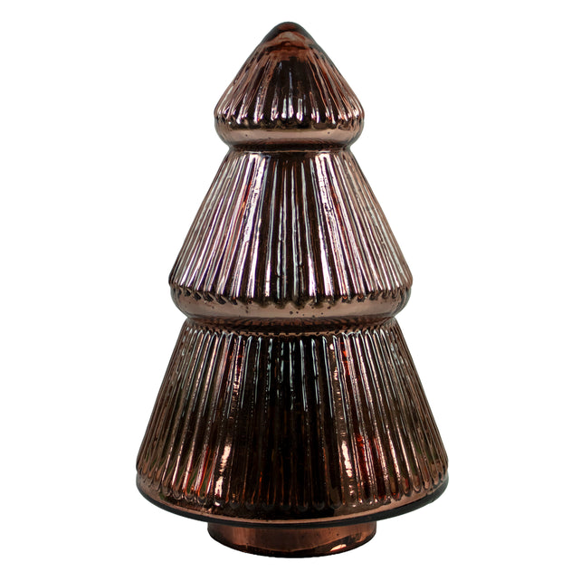 Decorative x-mass tree CAROL Ø19x31cm copper
