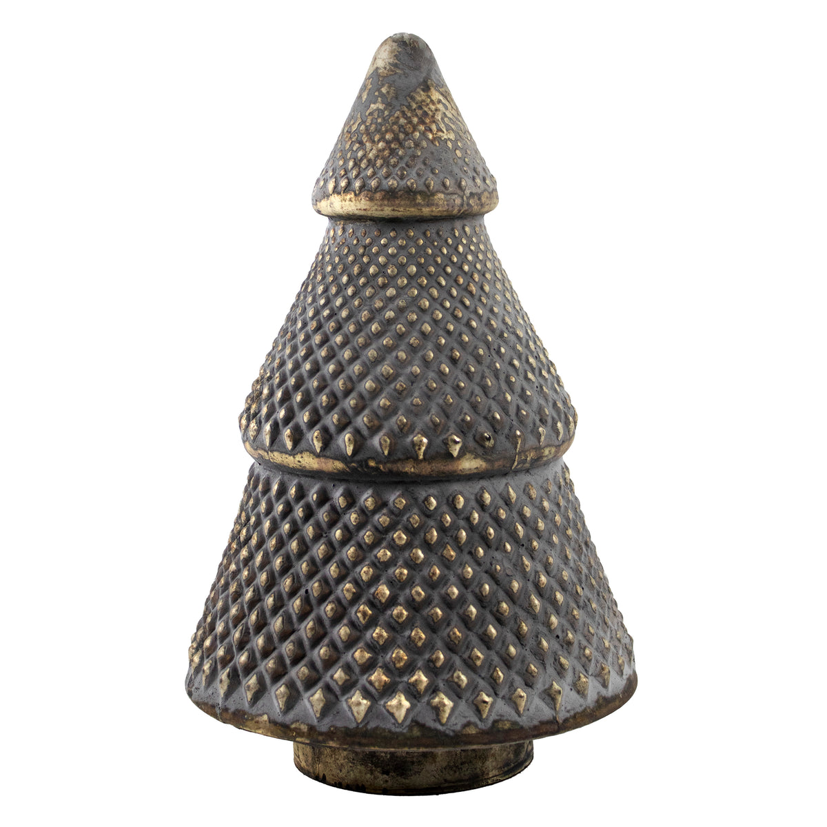 Decoratieve kerstboom FROST Ø19x31cm grijs