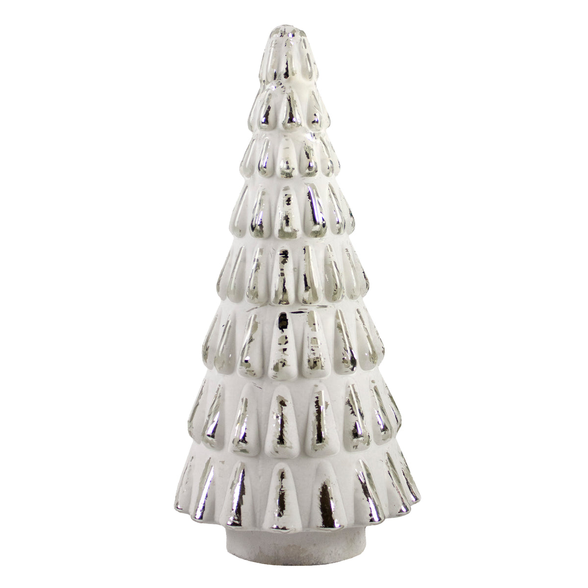 Decoratieve kerstboom NOËL Ø16x31cm wit