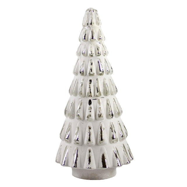 Decoratieve kerstboom NOËL Ø16x31cm wit
