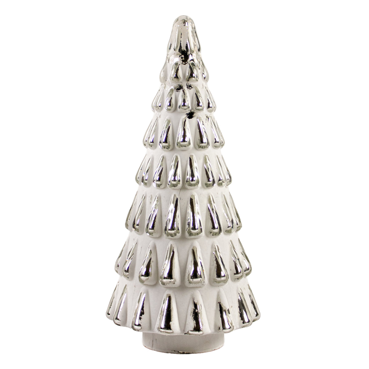 Decoratieve kerstboom NOËL Ø19x38cm wit