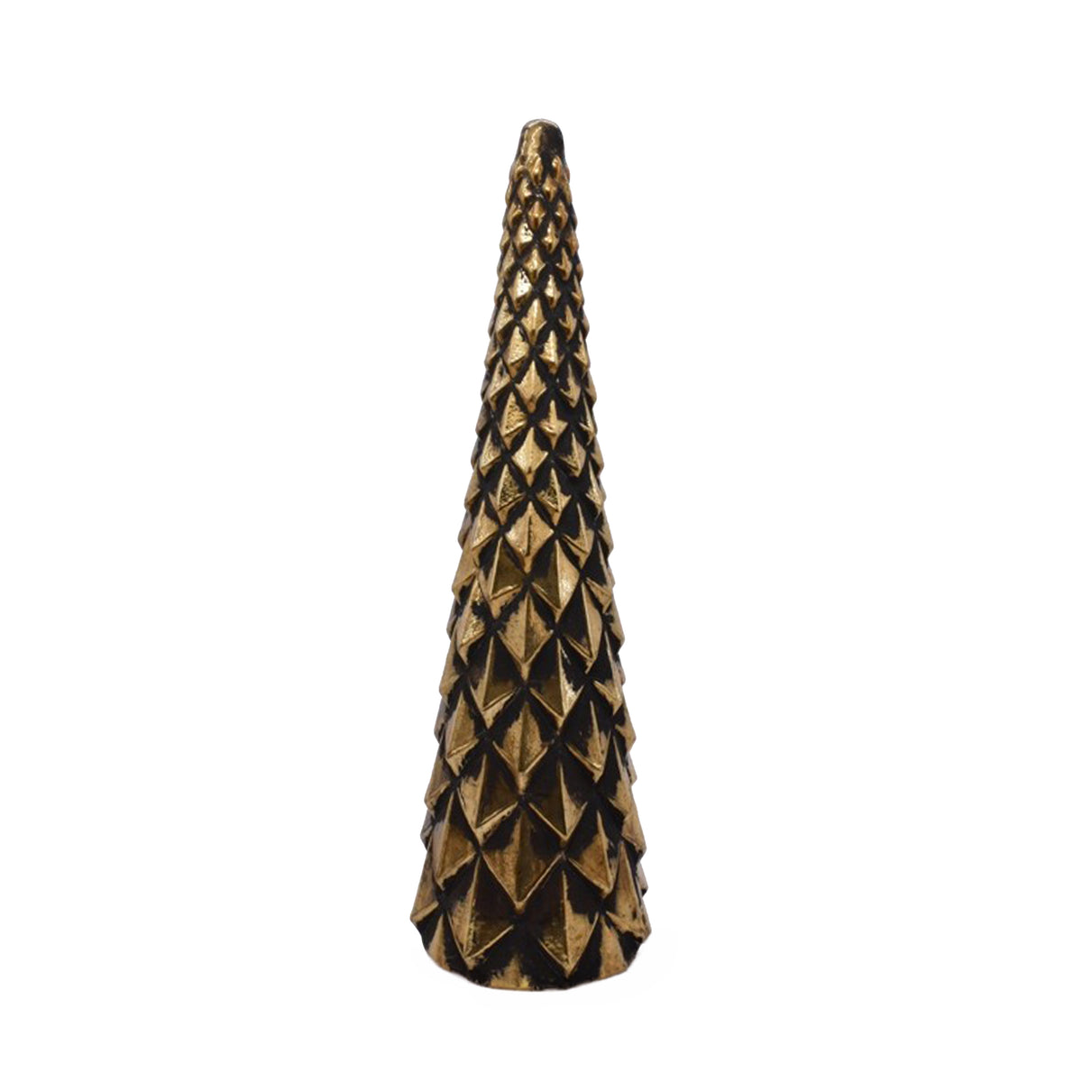 Decorative x-mas tree ADVENT Ø18x61 cm gold