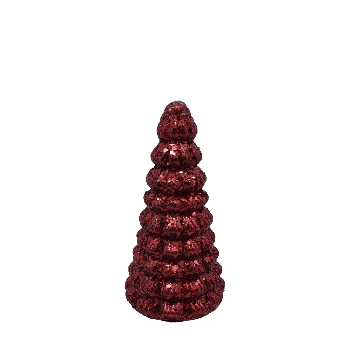 Deko-Weihnachtsbaum SAPIN Ø14x28 cm rot