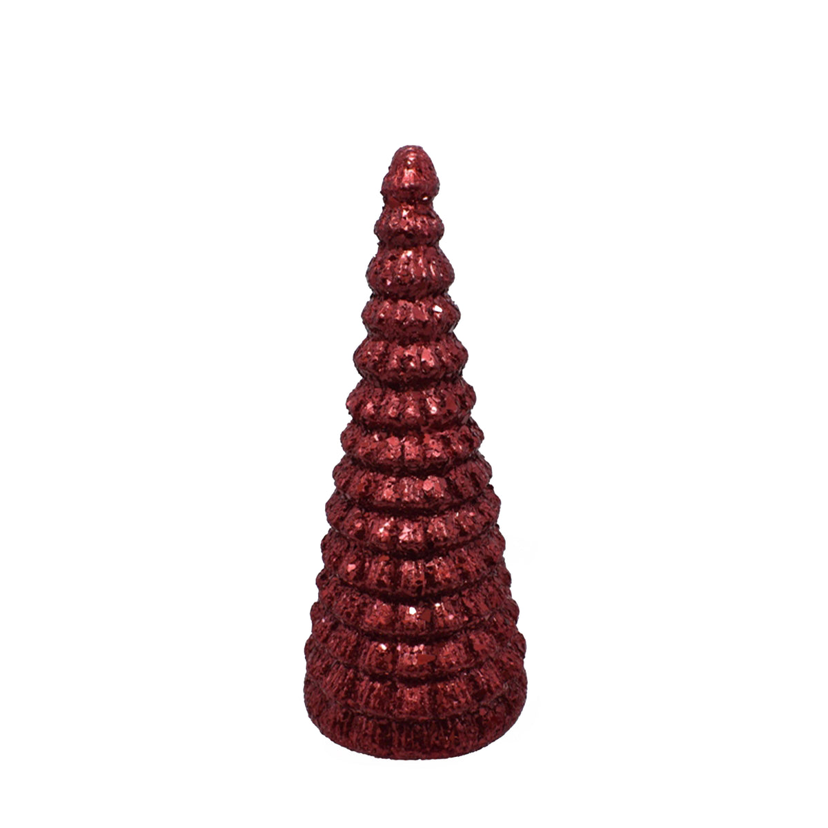 Deko-Weihnachtsbaum SAPIN Ø18x45cm rot