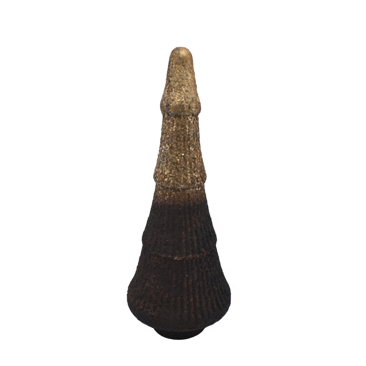 Dekorativer Weihnachtsbaum ASPIN Ø17x44cm braun gold