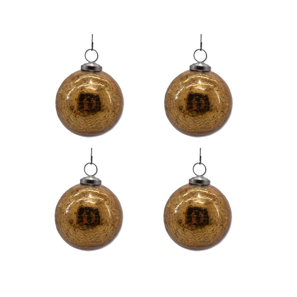 X-mas hanger MAGIC set/4 Ø10x10cm gold