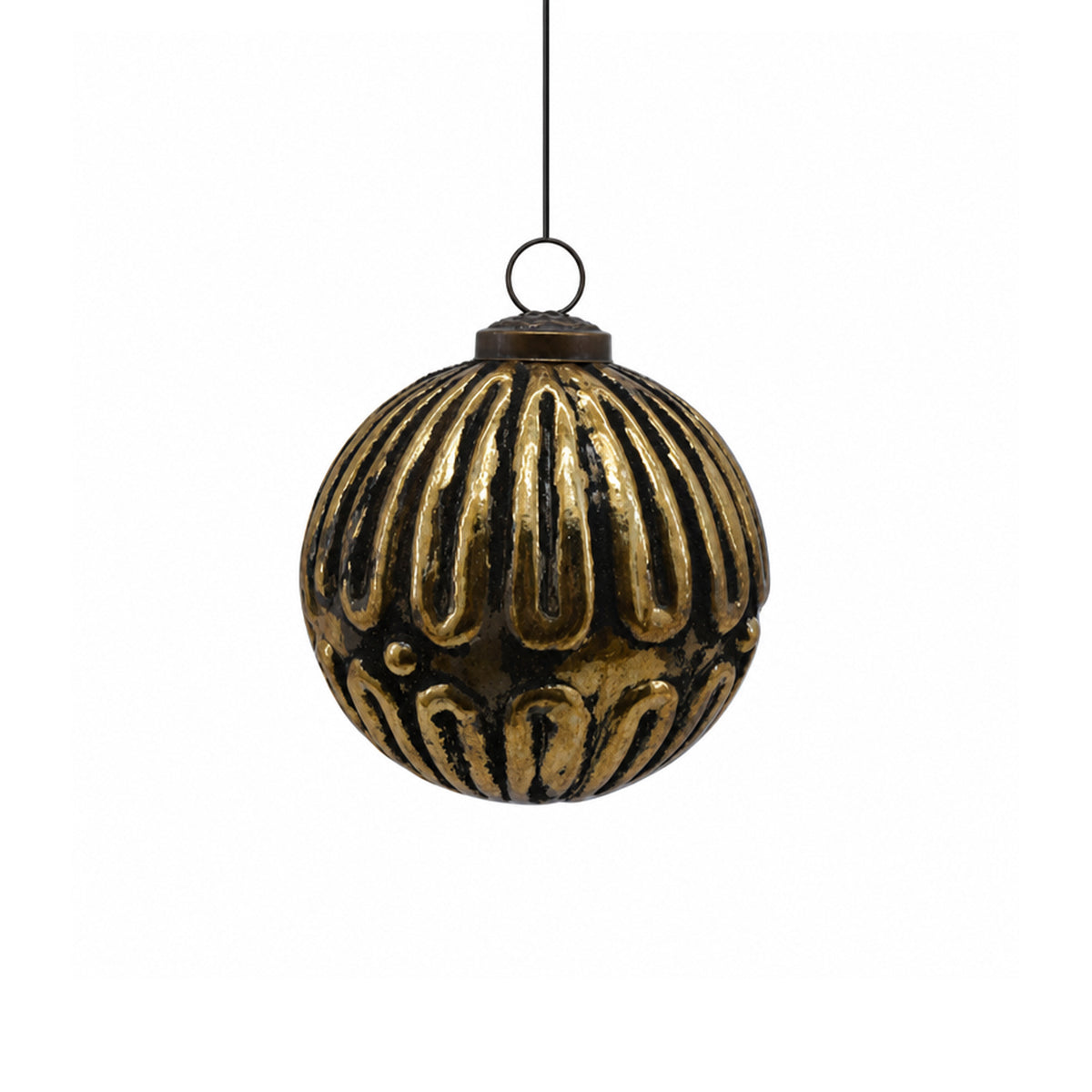 Weihnachtsanhänger MAGIC Set/6 Ø8x8cm gold