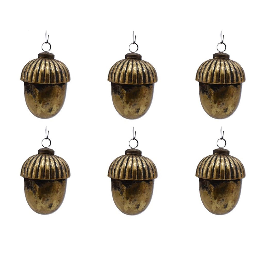 Kersthanger MAGIC set/6 Ø9x12cm goud