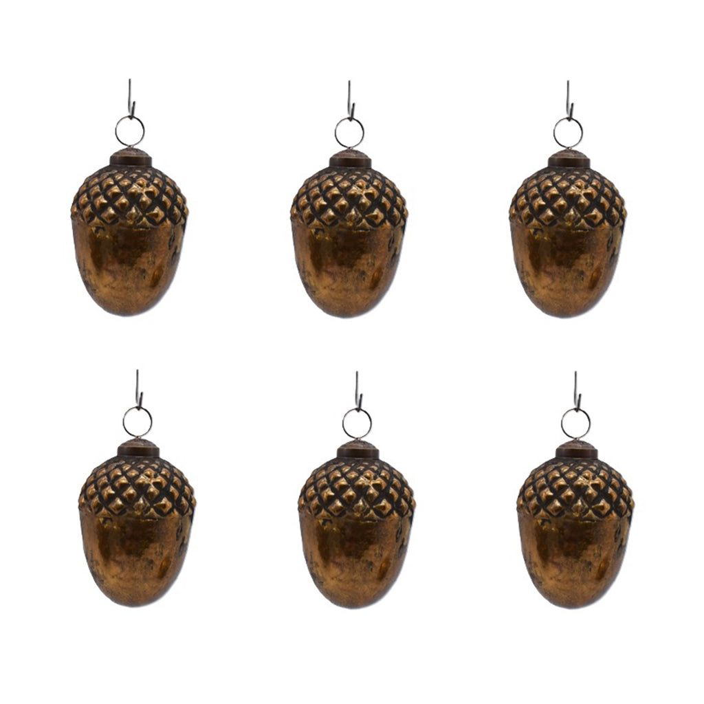 Kersthanger MAGIC set/6 Ø7x10cm goud