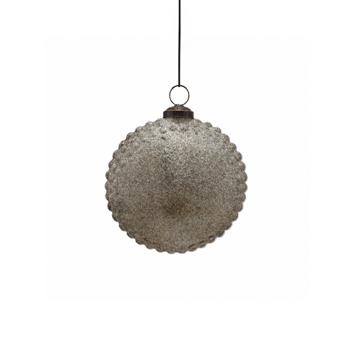 X-mas hanger MAGIC set/6 Ø10x5cm silver