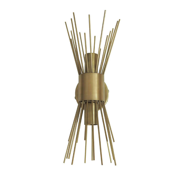 Wall lamp antique-brass iron 20x13x40