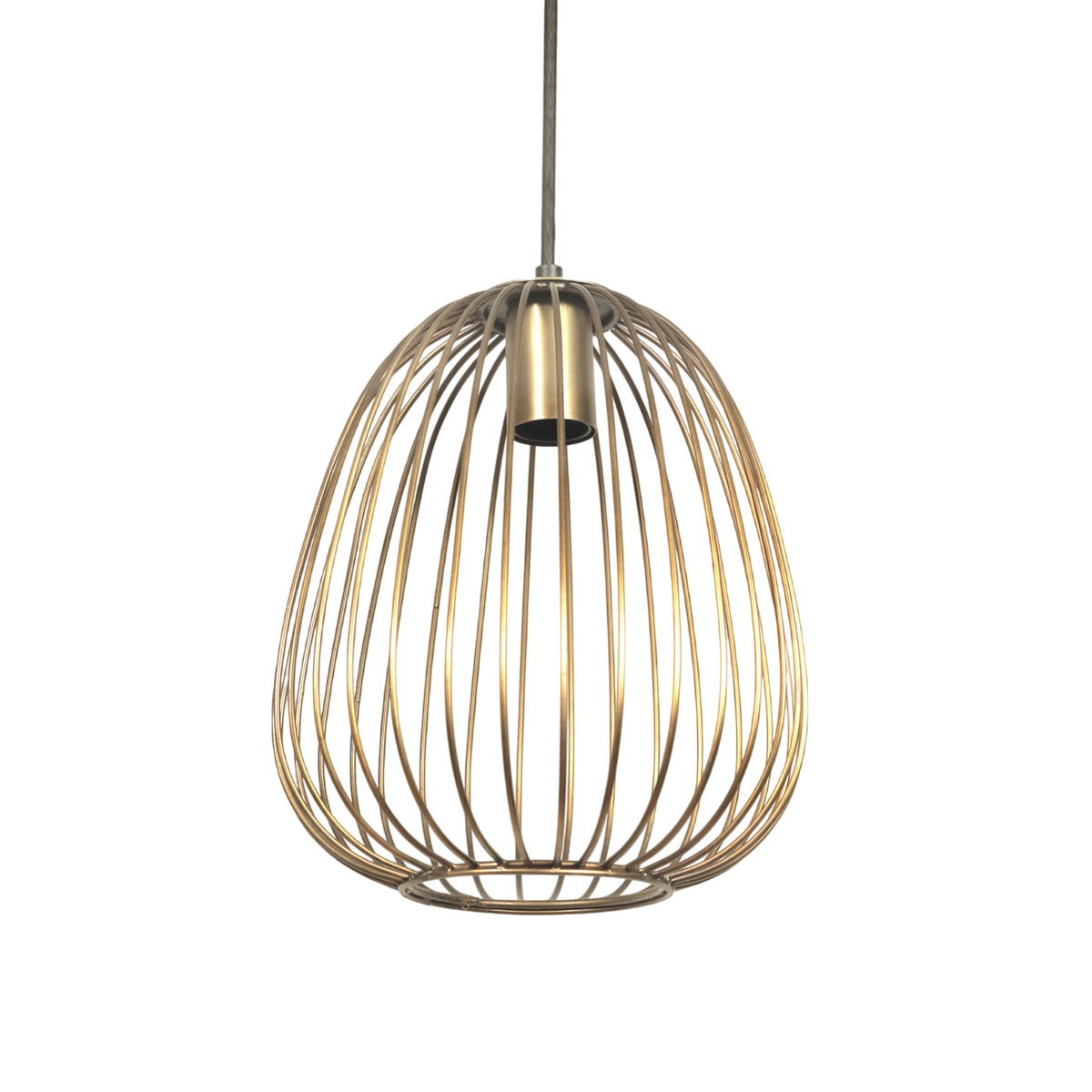 Ceiling lamp droplet antique/brass iron 24x24x38