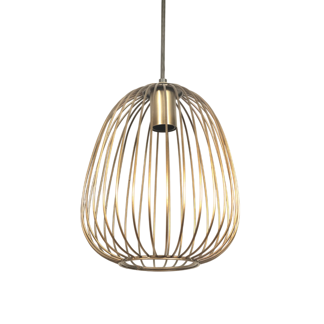 Ceiling lamp droplet antique/brass iron 24x24x38