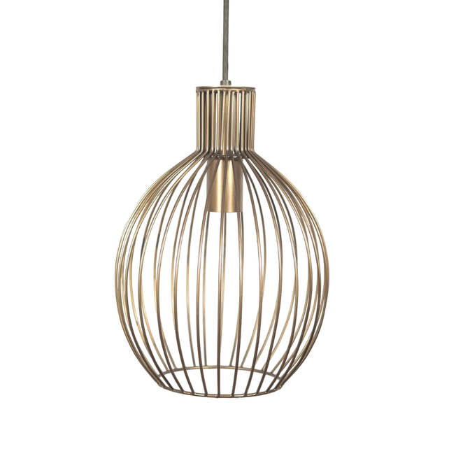 Ceiling lamp droplet antique/brass iron 26x26x34