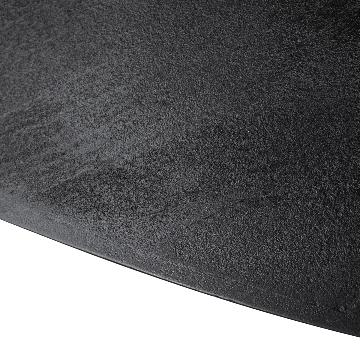 Dining table ONYX oval herringbone wood 260x120x76cm black