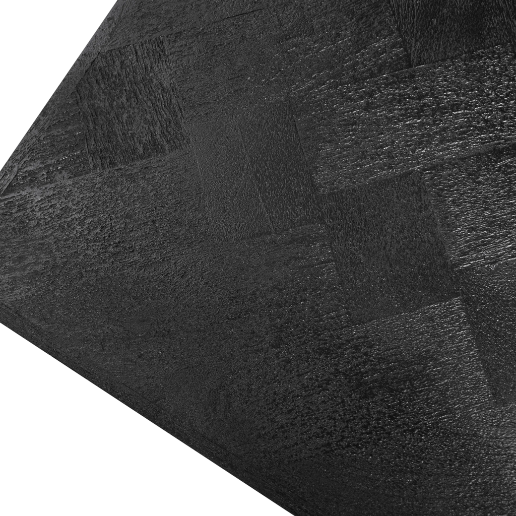 TV cabinet ONYX herringbone mangowood 160x40x60cm black