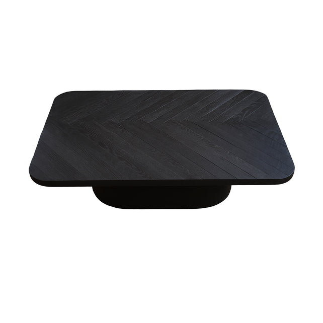 OUTLET Coffee table herringbone  recycled wood 120x70x35