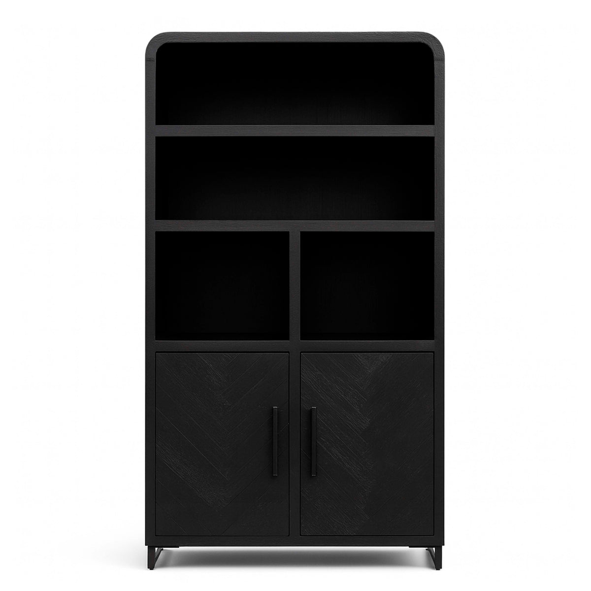 OUTLET Cabinet herringbone recycled wood 110x45x210