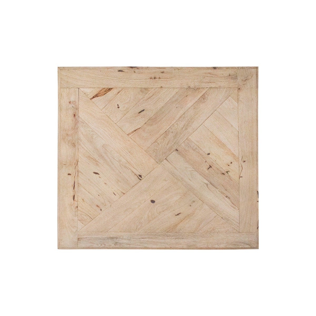Table top ARENA eucalyptus wood 80x80x4cm beige