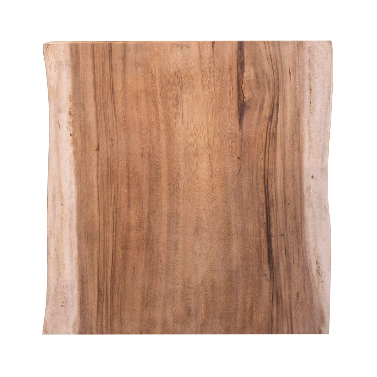 Slab table square suar wood live edge 60x60x6