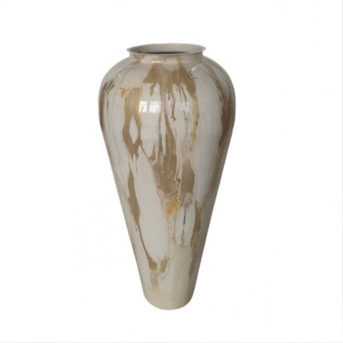 Vaas NOVA Ø30x65cm goud wit