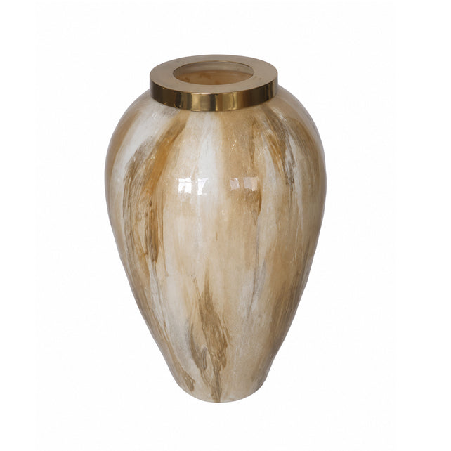Vaas ENYA Ø26x42cm goud wit