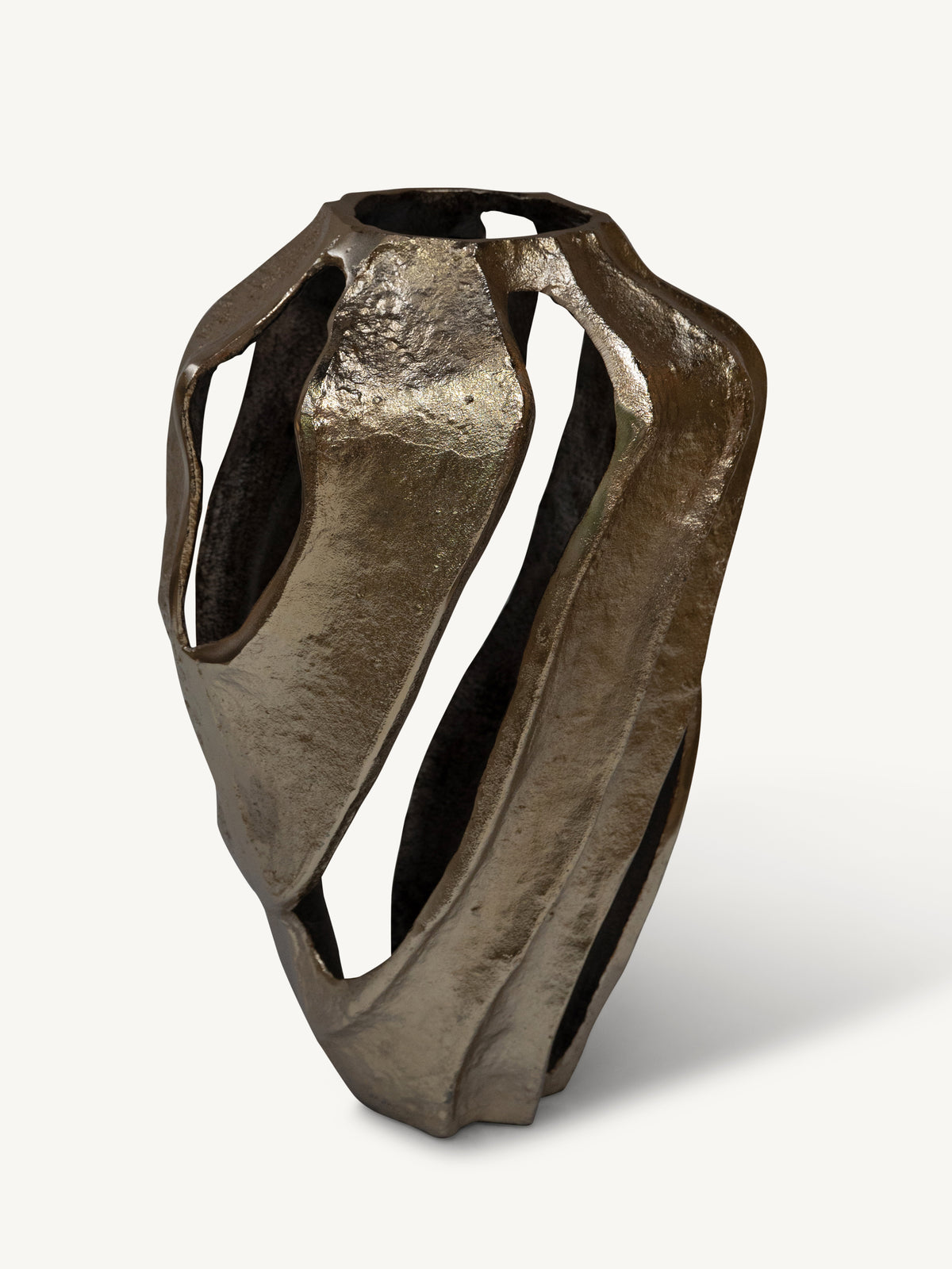Vase VELORA Ø30x50cm champagne