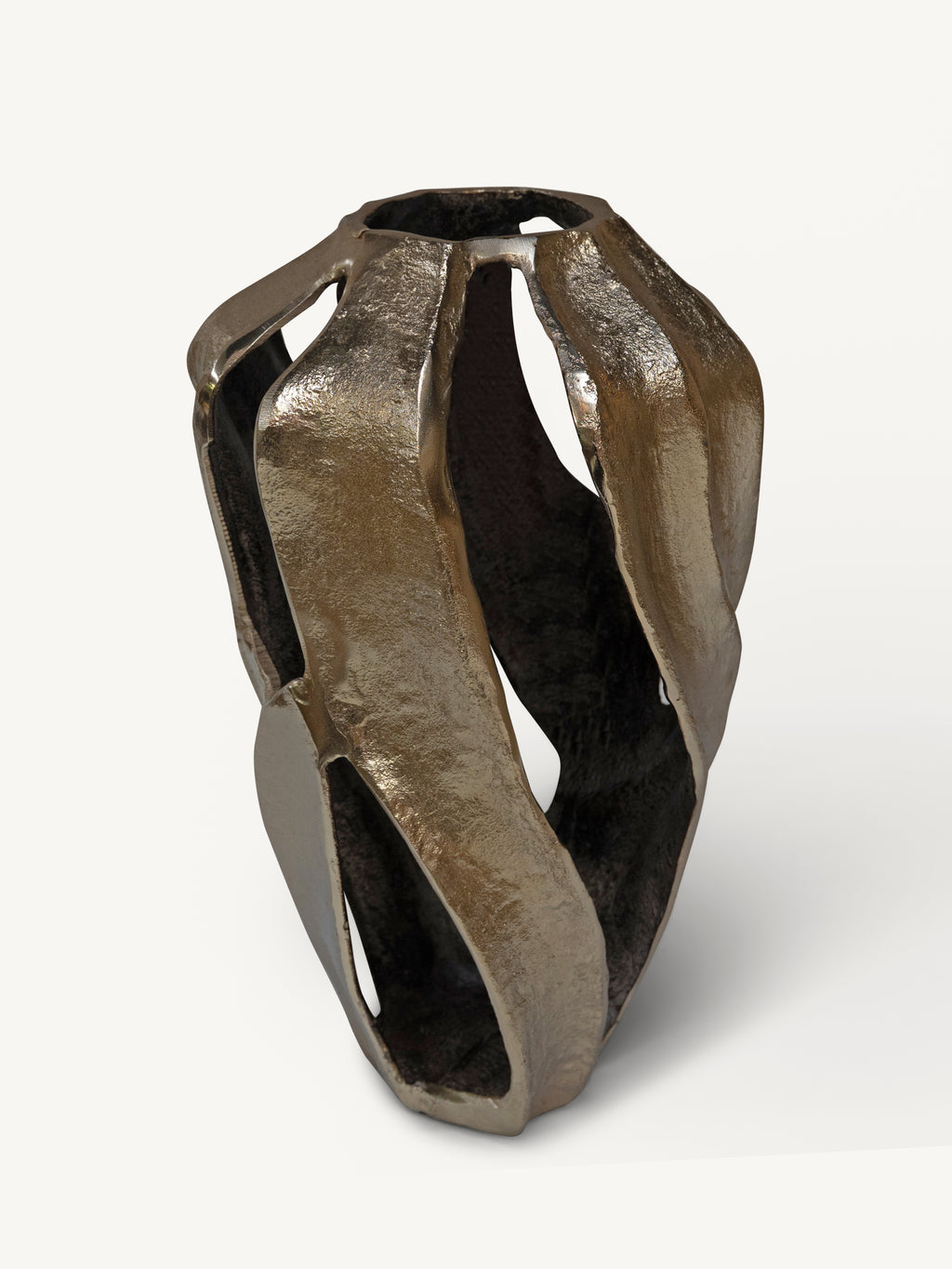 Vase VELORA Ø30x50cm champagne