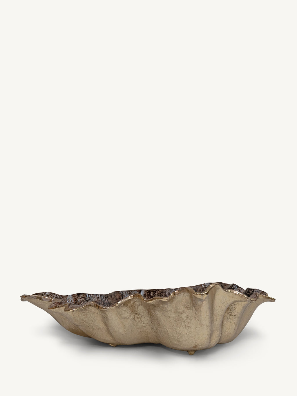 Bowl OREVA 53x32x17cm champagne